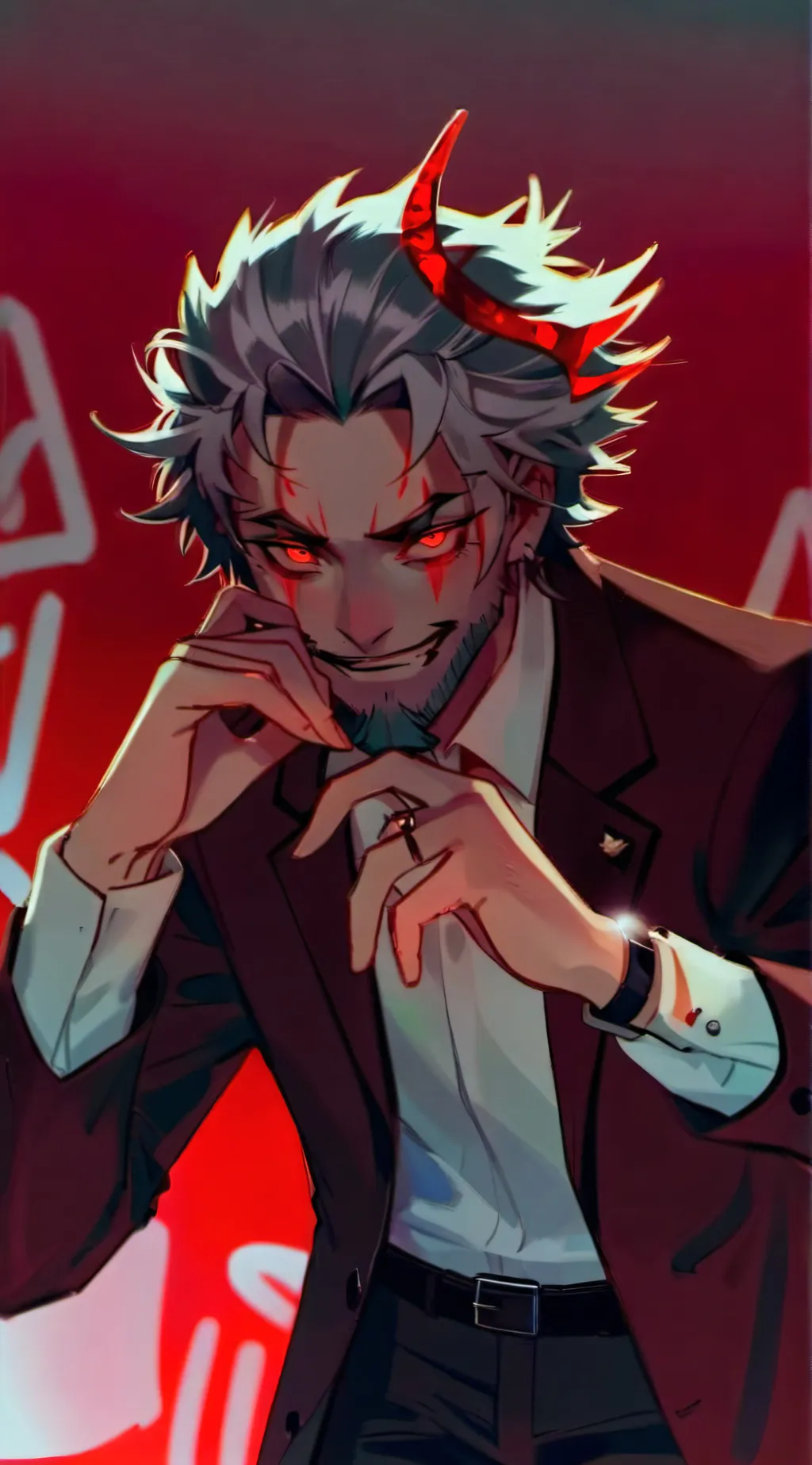 ai character: Lucifer background