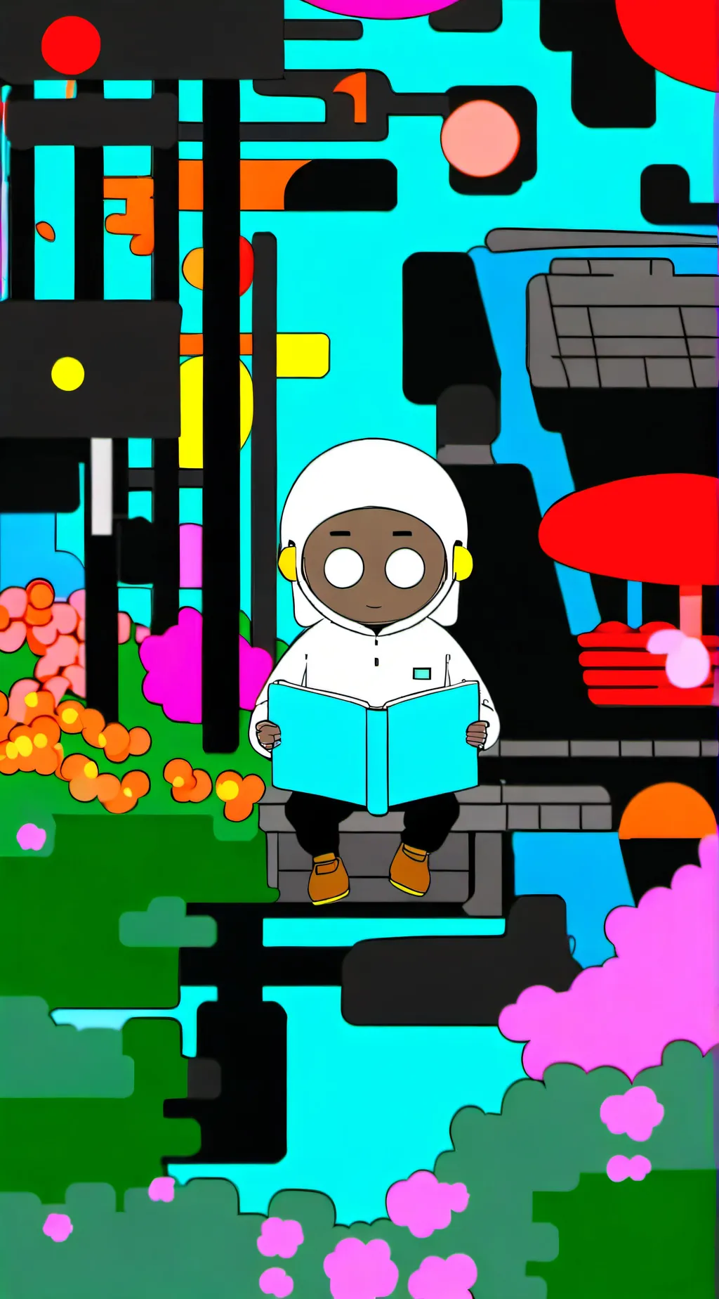 ai character: Sprunki background