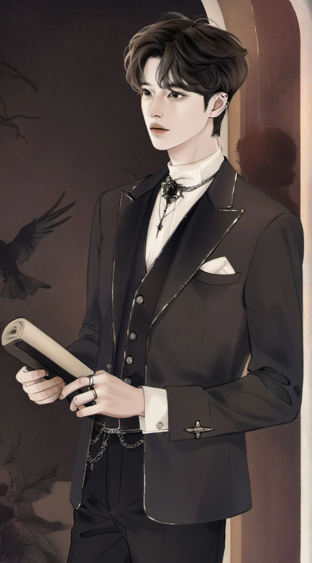 ai character: Qui Si Le background