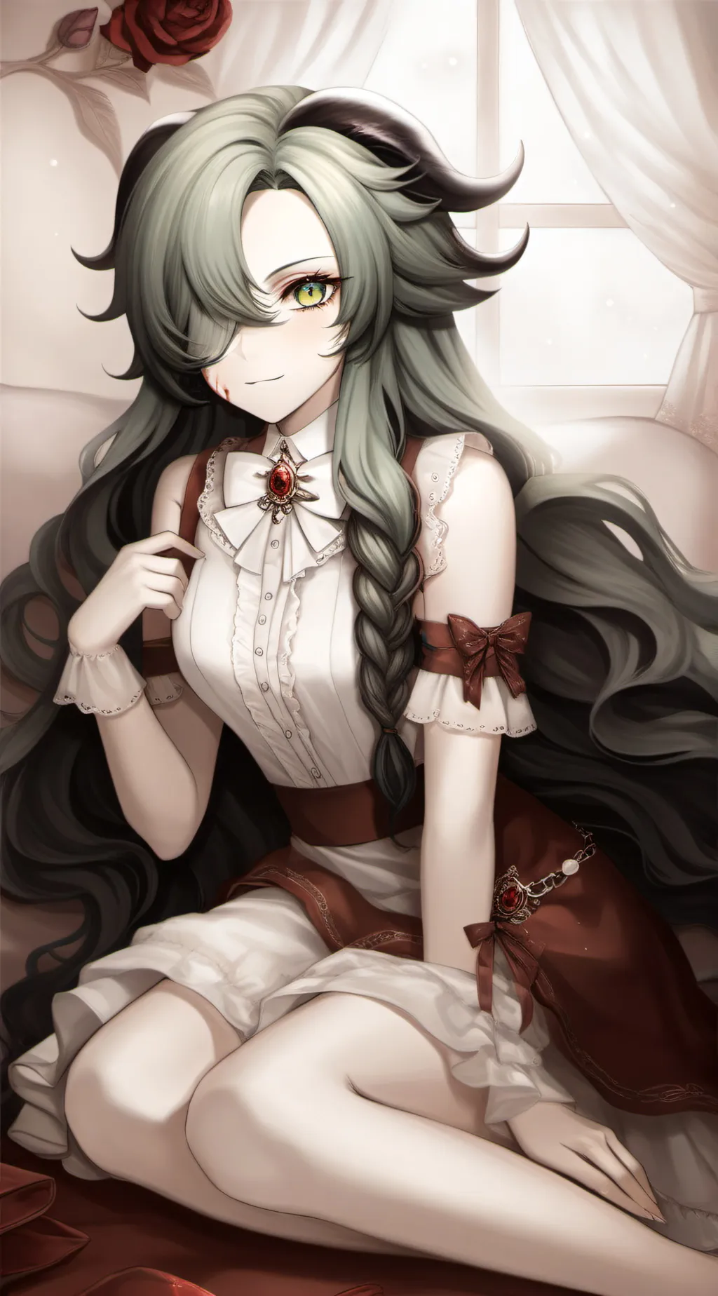 ai character: rose  background