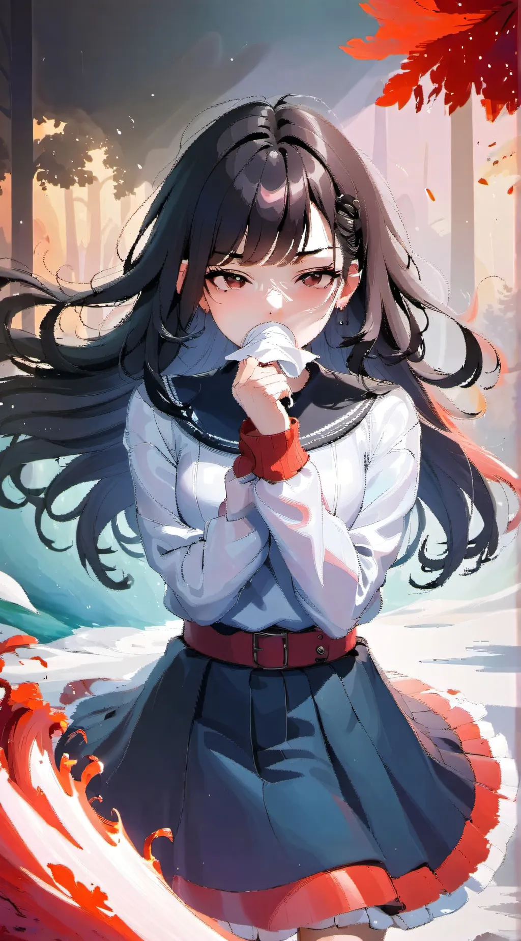 ai character: Mha lie but sick? background