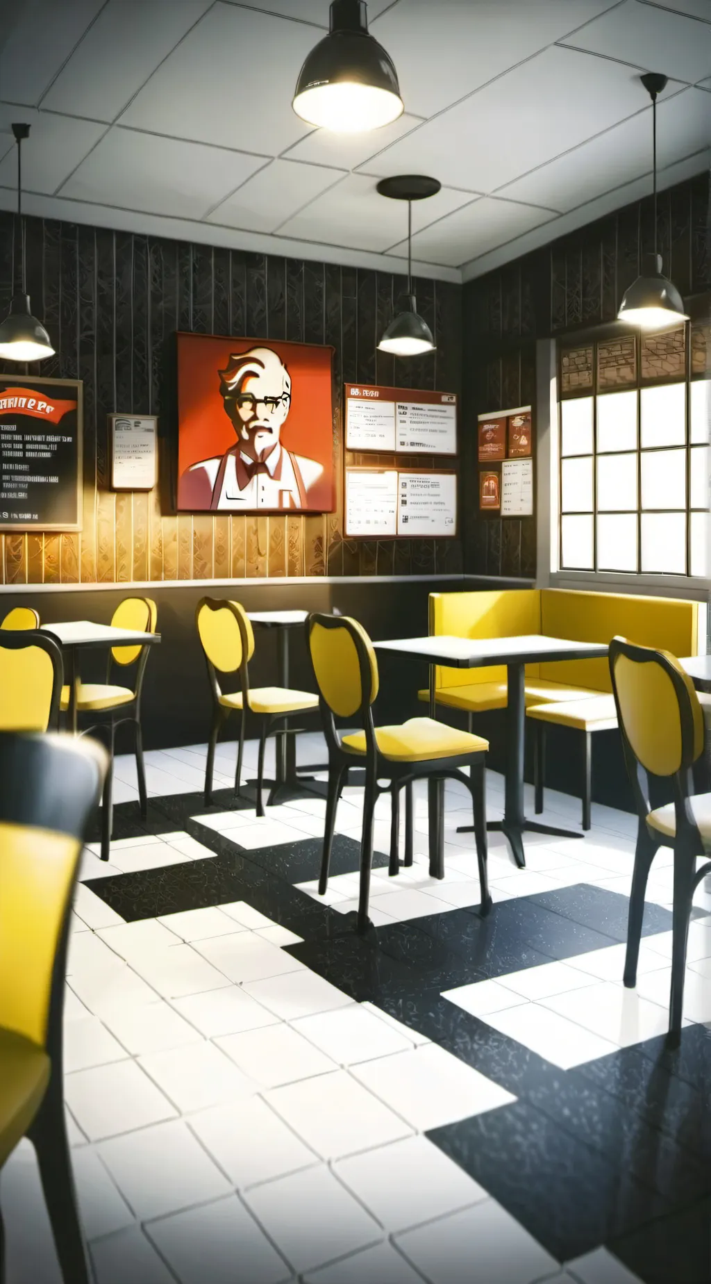 ai character: Lov at KFC (Karen) background