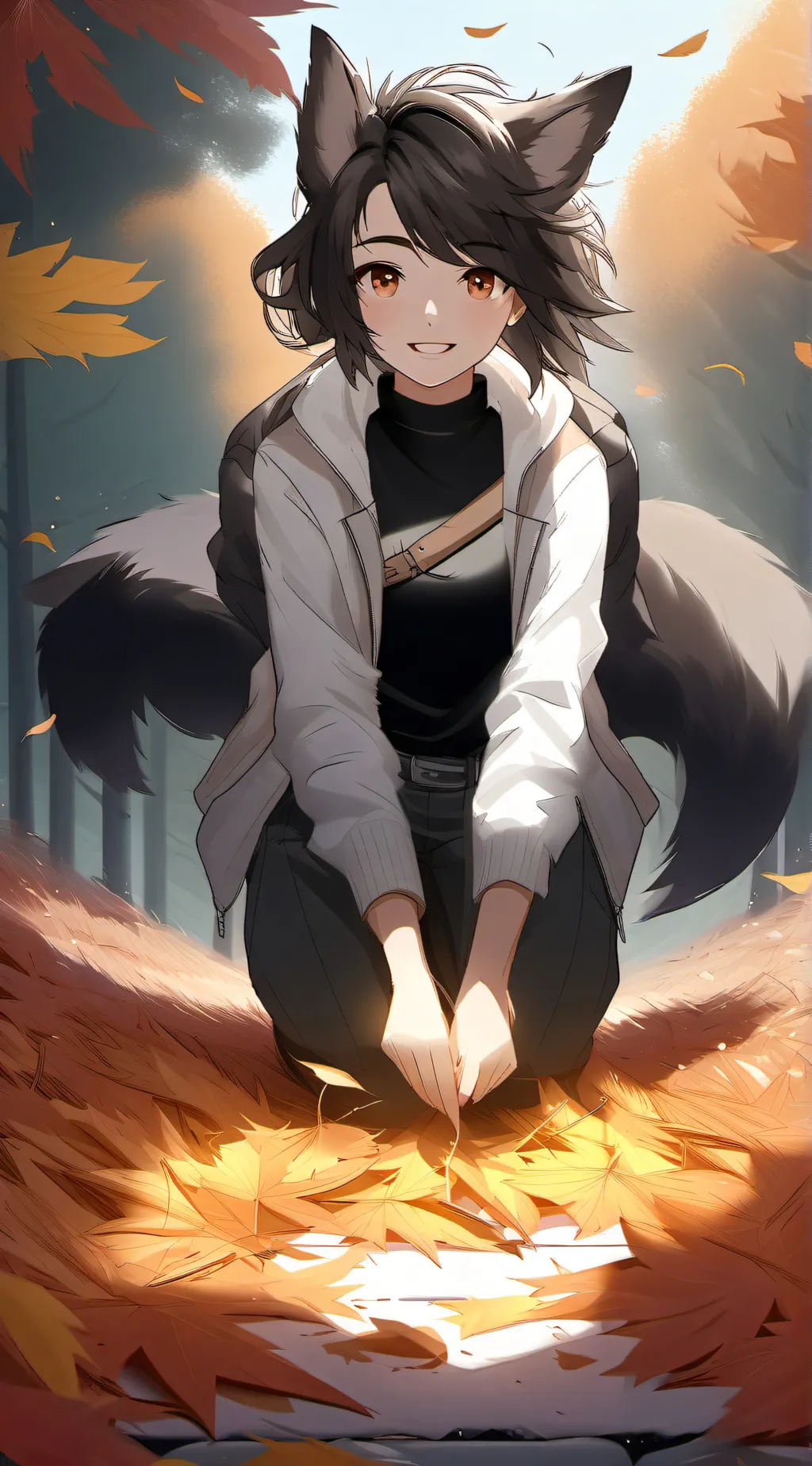 ai character: Saika background