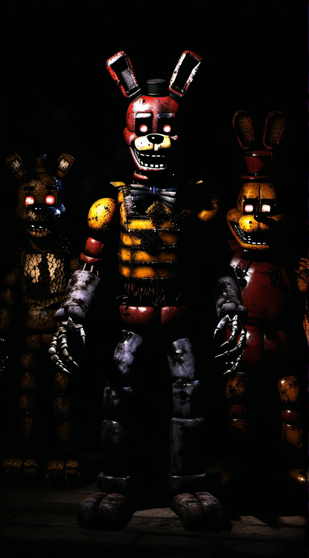 ai character: FNAF 4 background