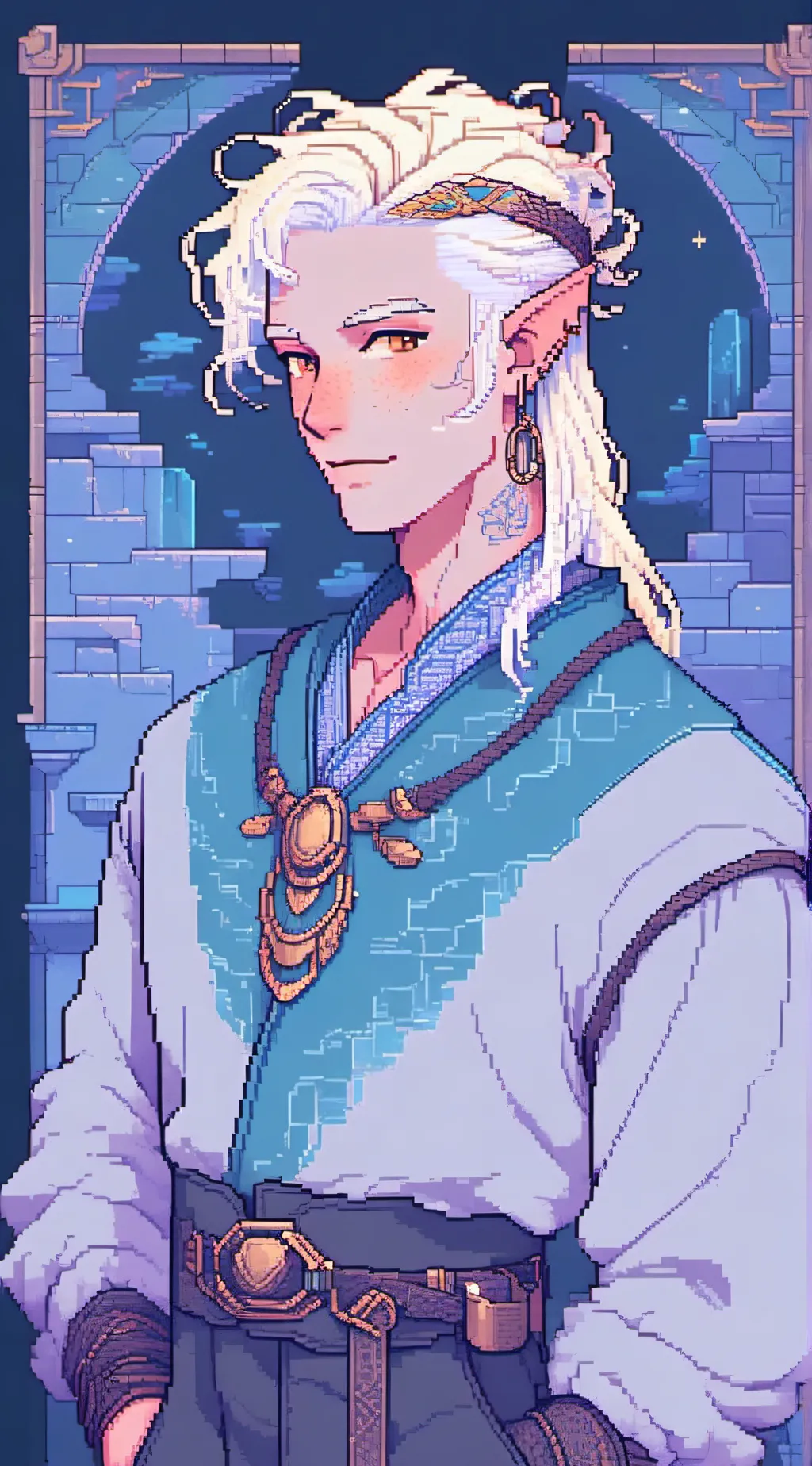 ai character: Caelus Brightvale background