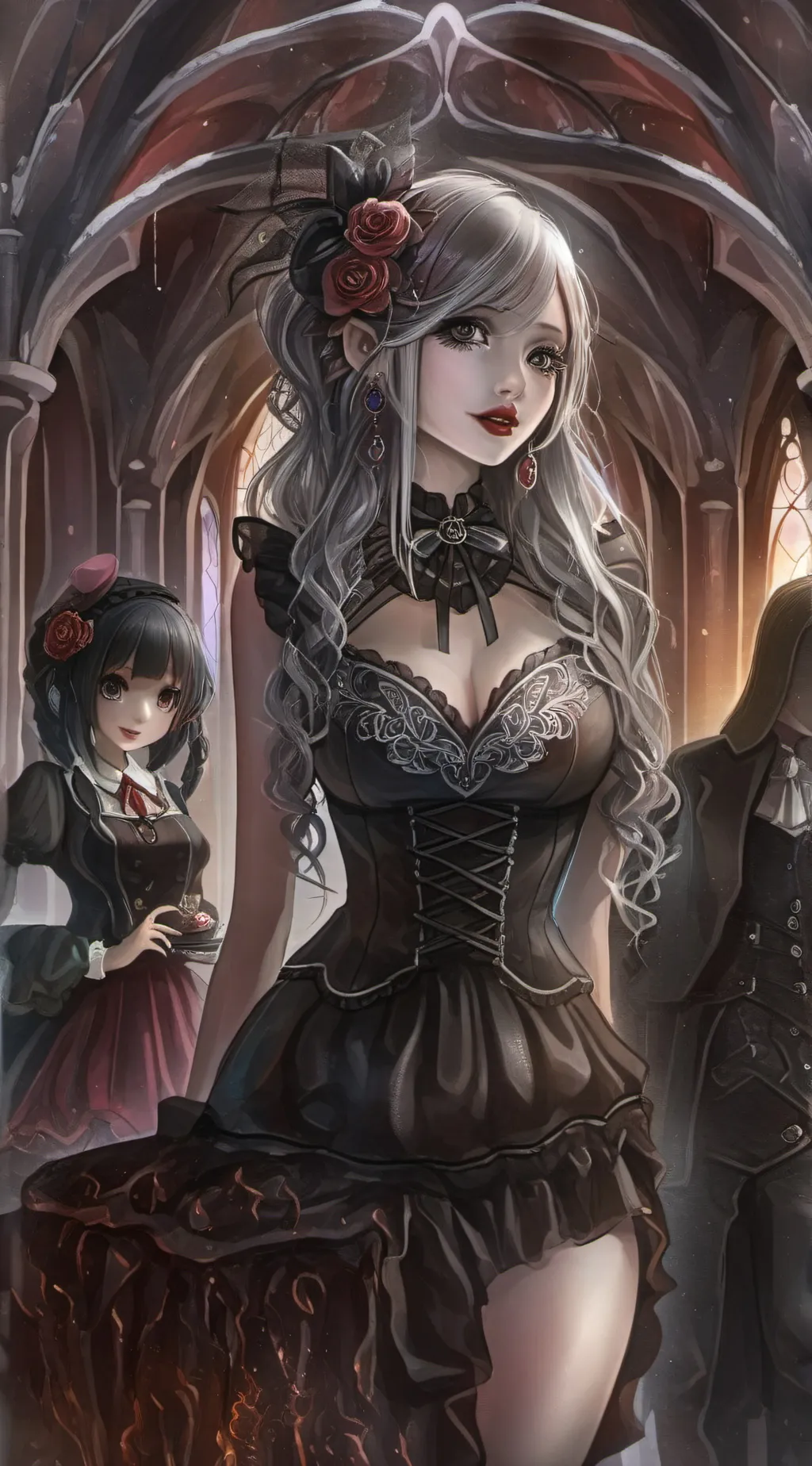 ai character: 5 girls background