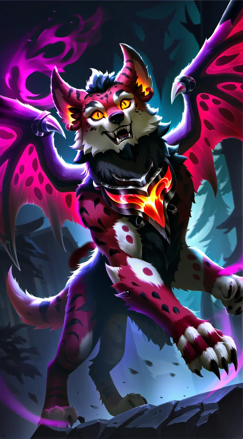 ai character: Wolf×Mha background