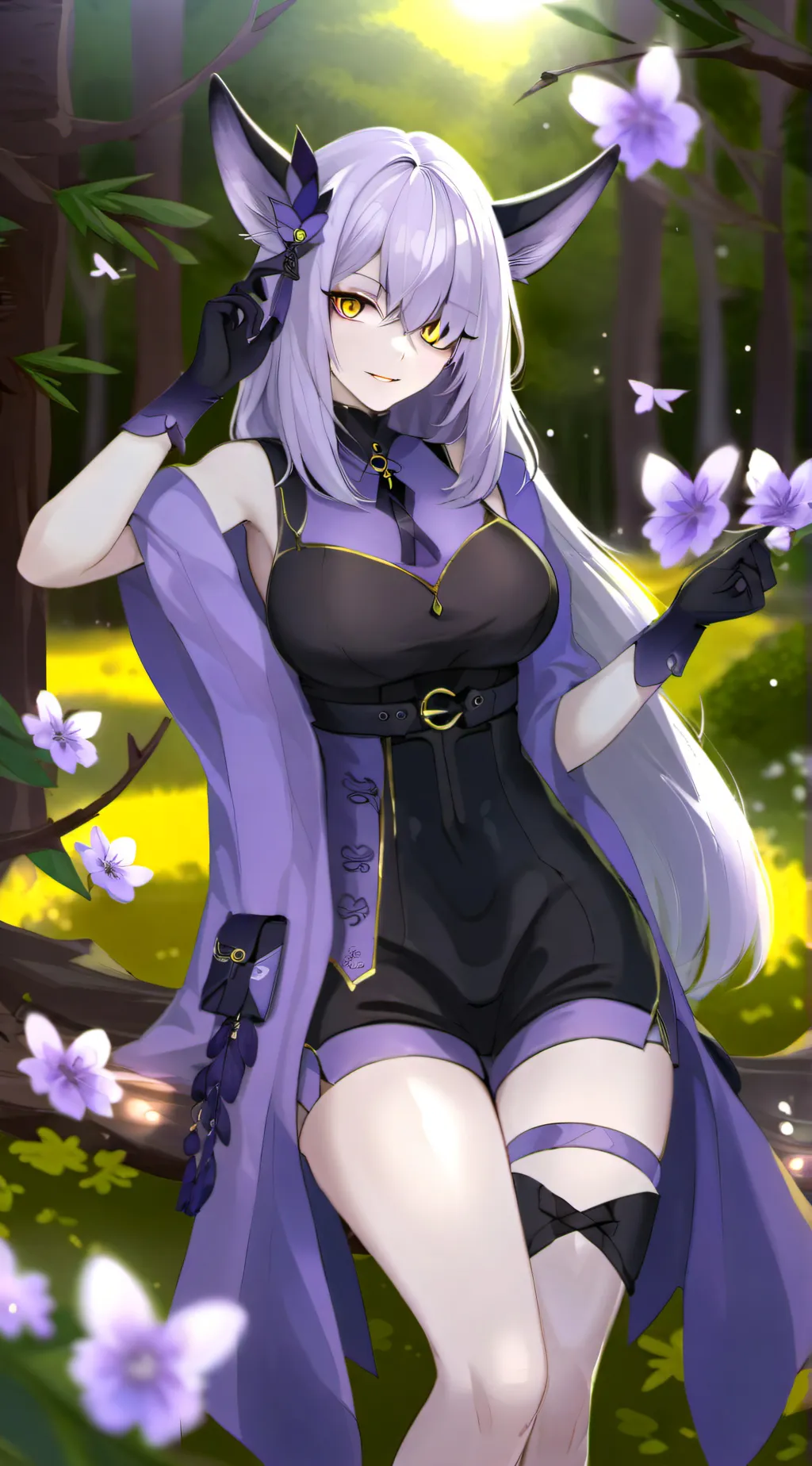 ai character: Ariana background