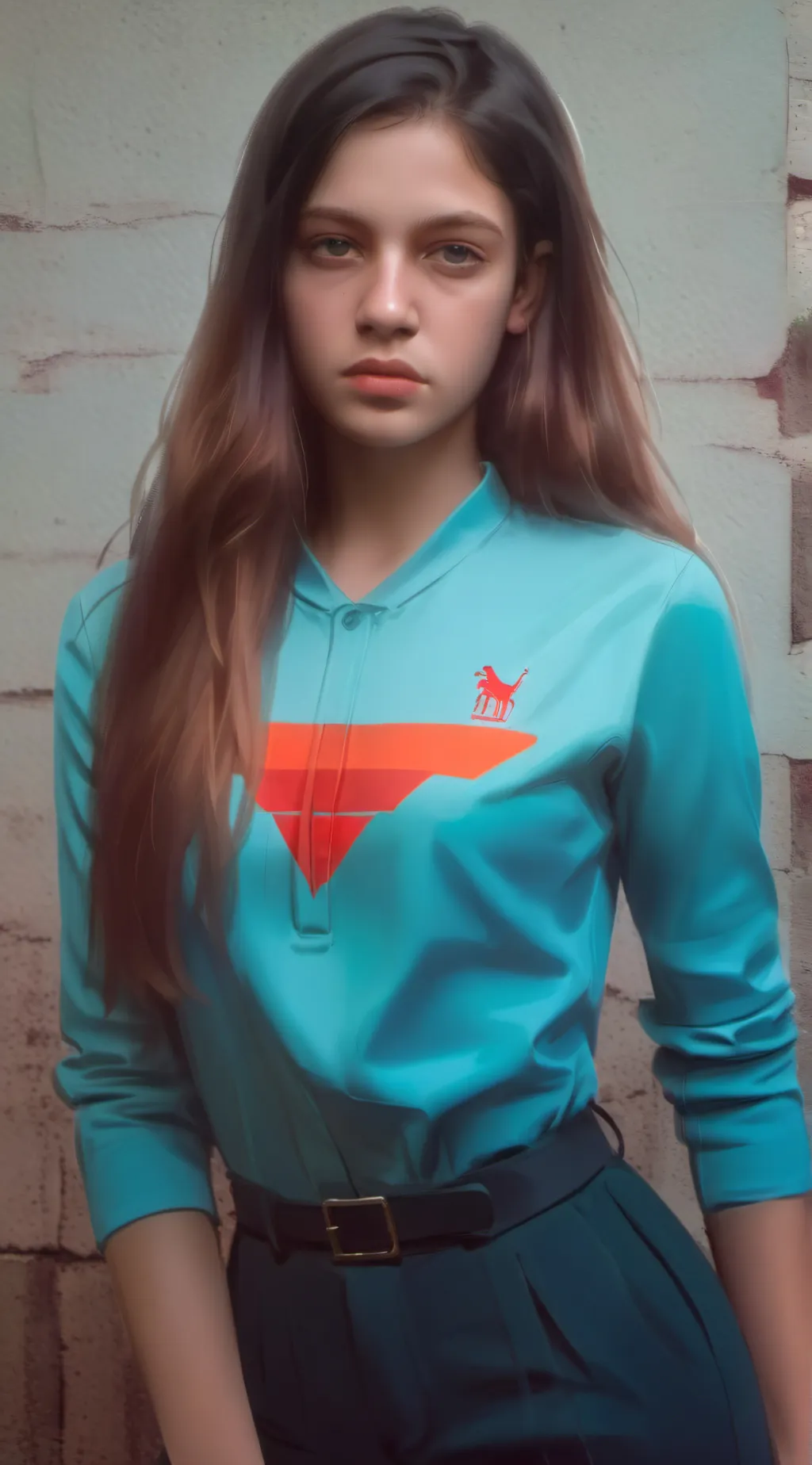 ai character:  Tatiana Kush gold background