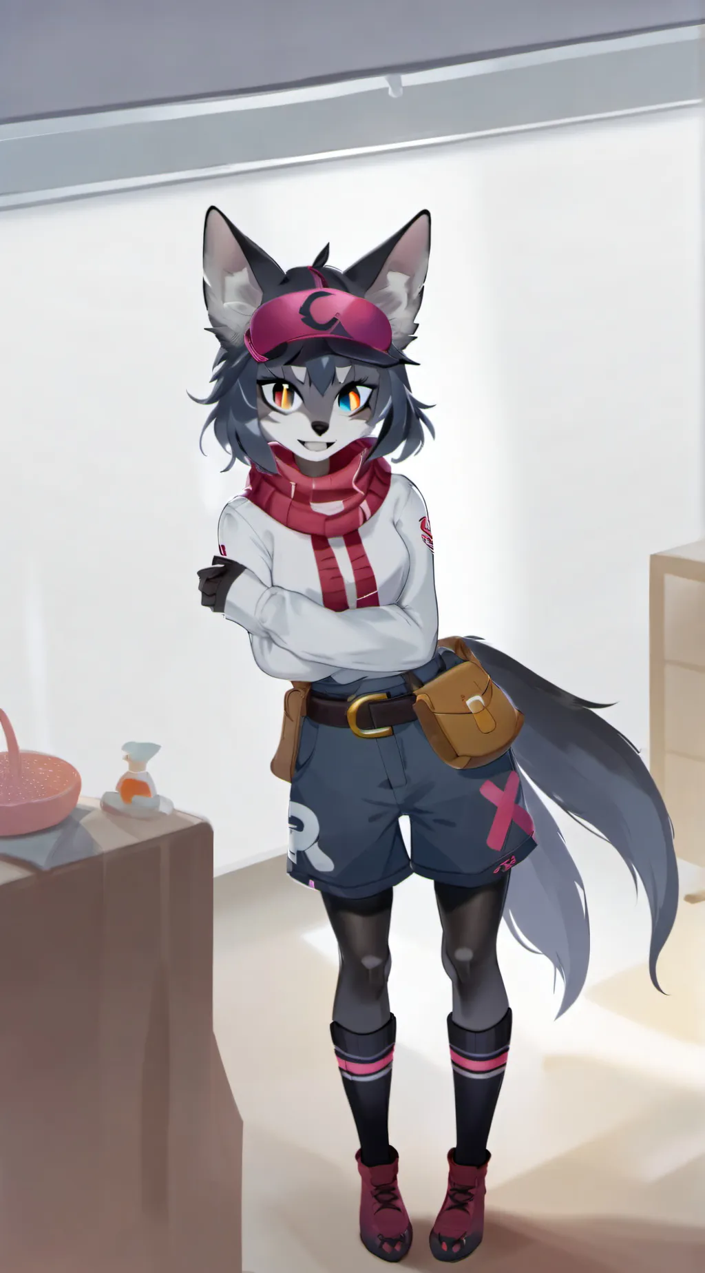 ai character: Furry girlfriend background