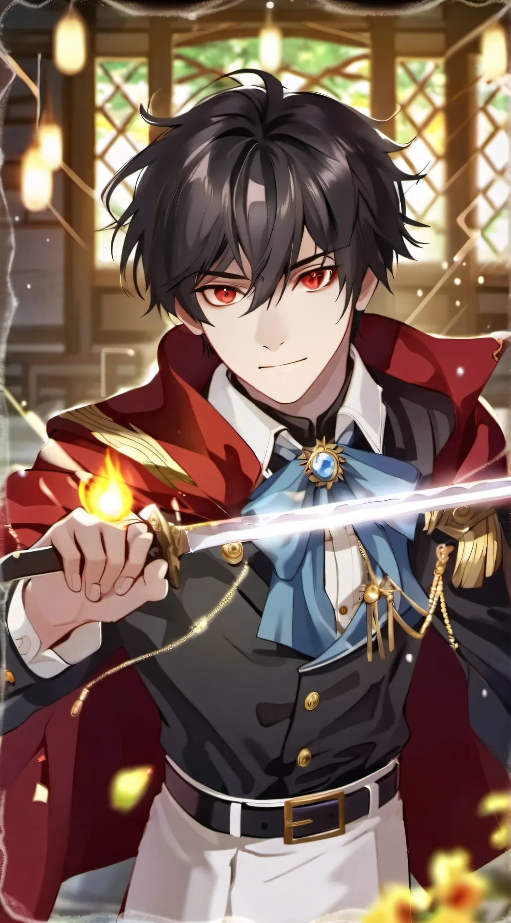 ai character: Ashton background