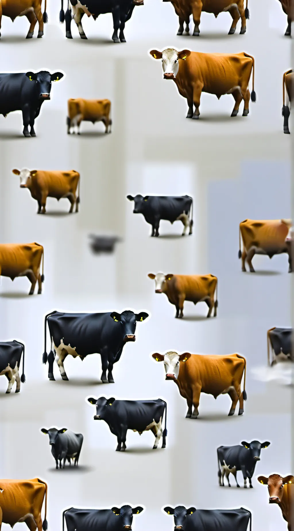 ai character: cow background