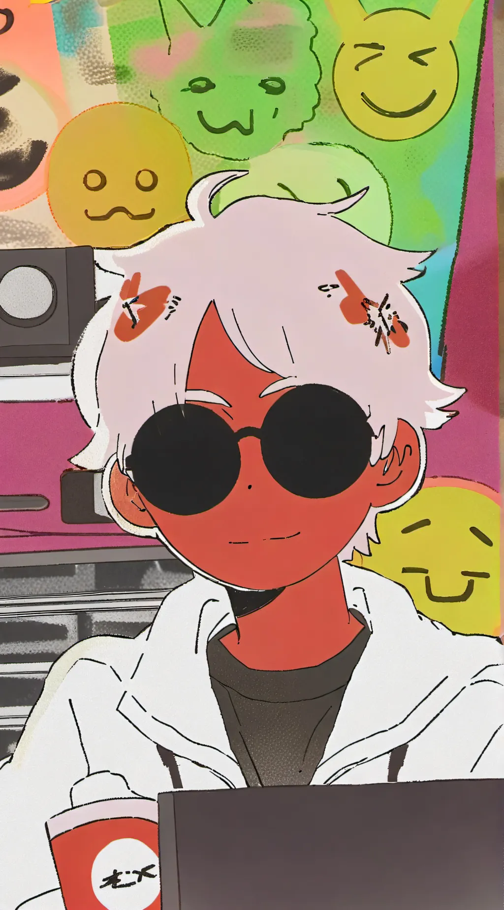 ai character: X background