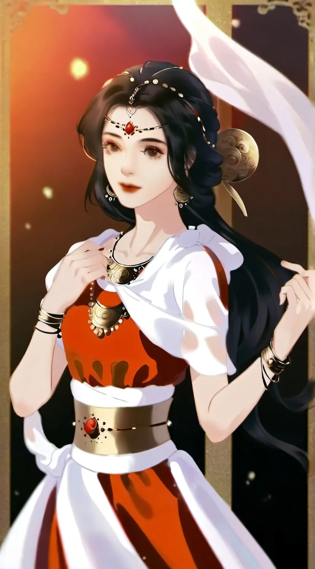 ai character: Ava and max background