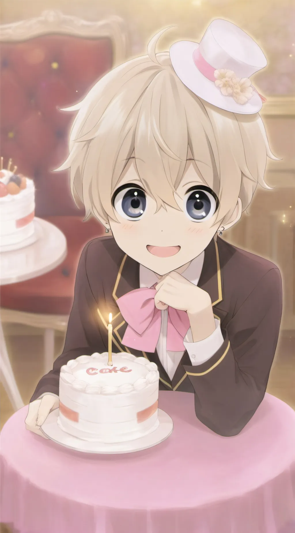 ai character: Honey-senpai  background