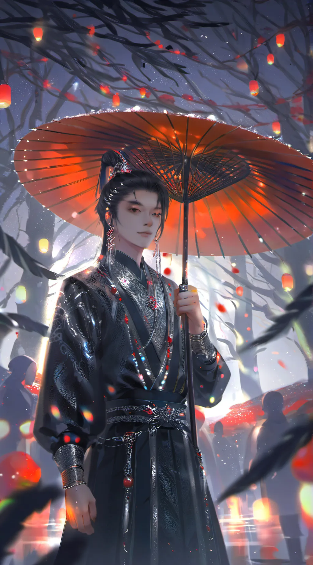 ai character:  M A M A B O Y background