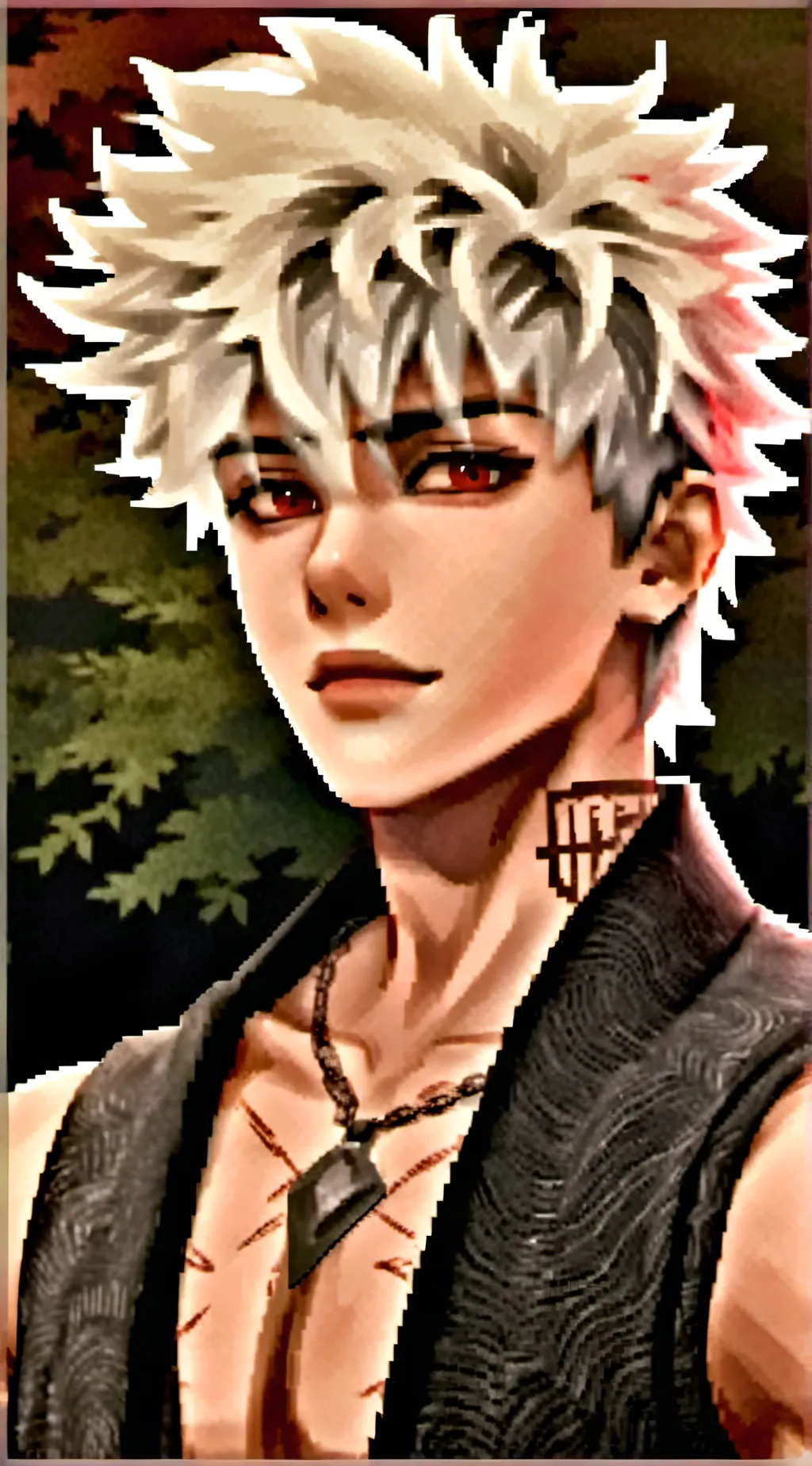 ai character: BAKU  background