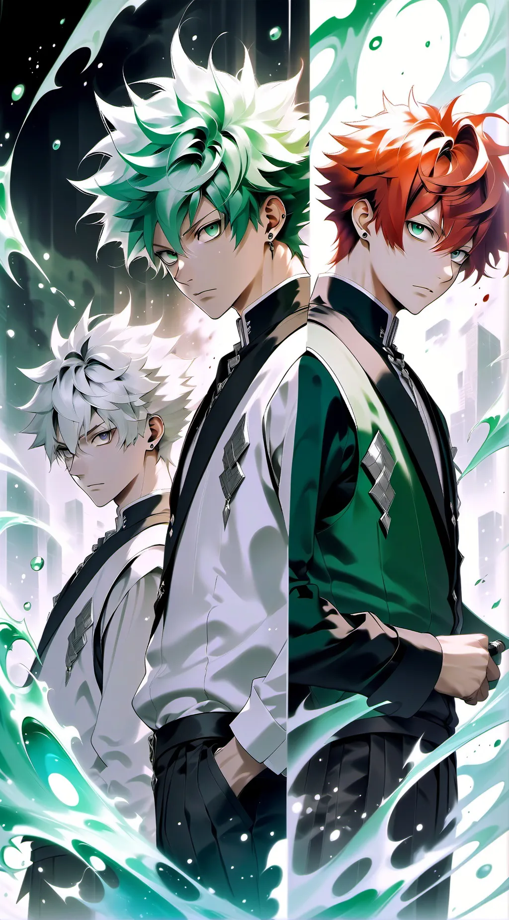 ai character: Mha boyfriends background