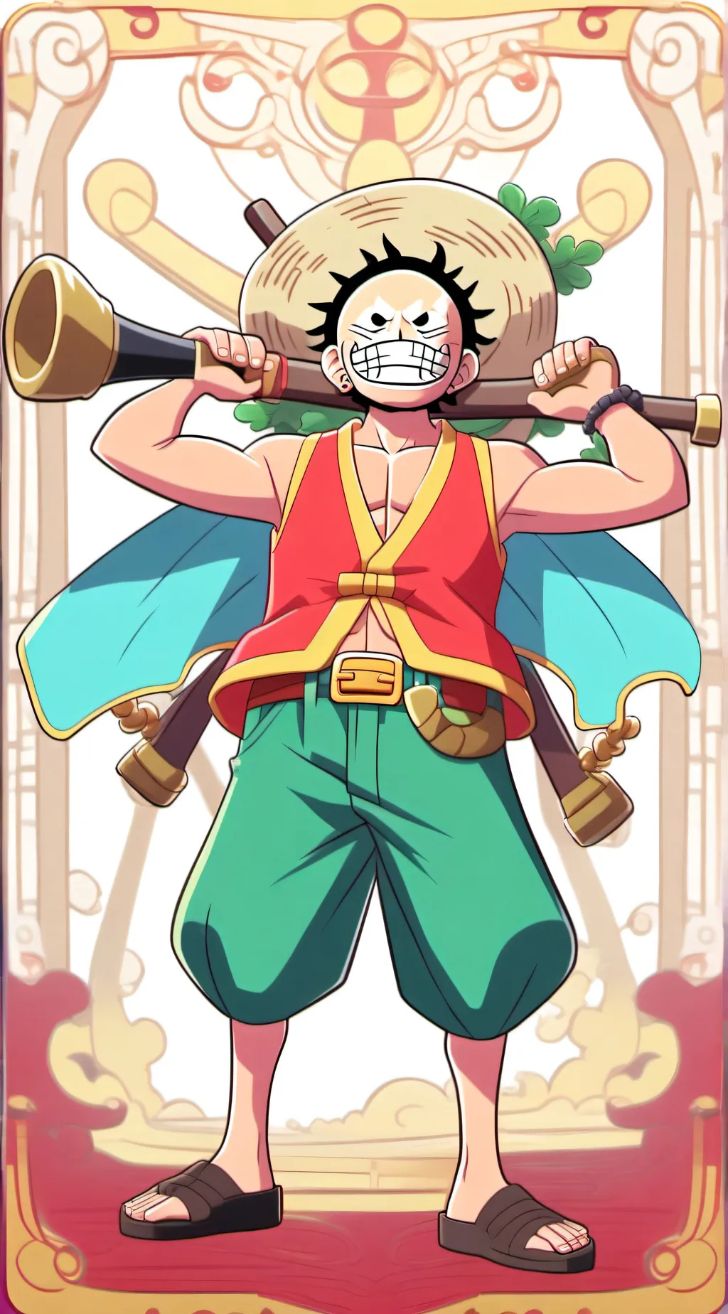 ai character: uosop  background