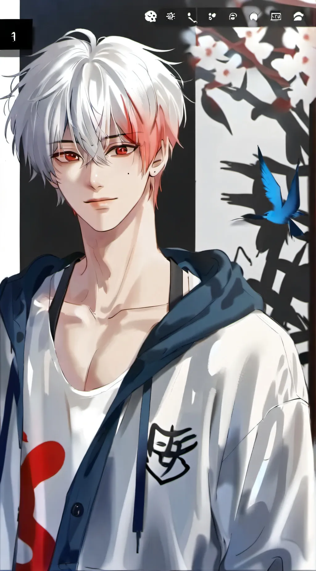 ai character: Damion  Newstone  background