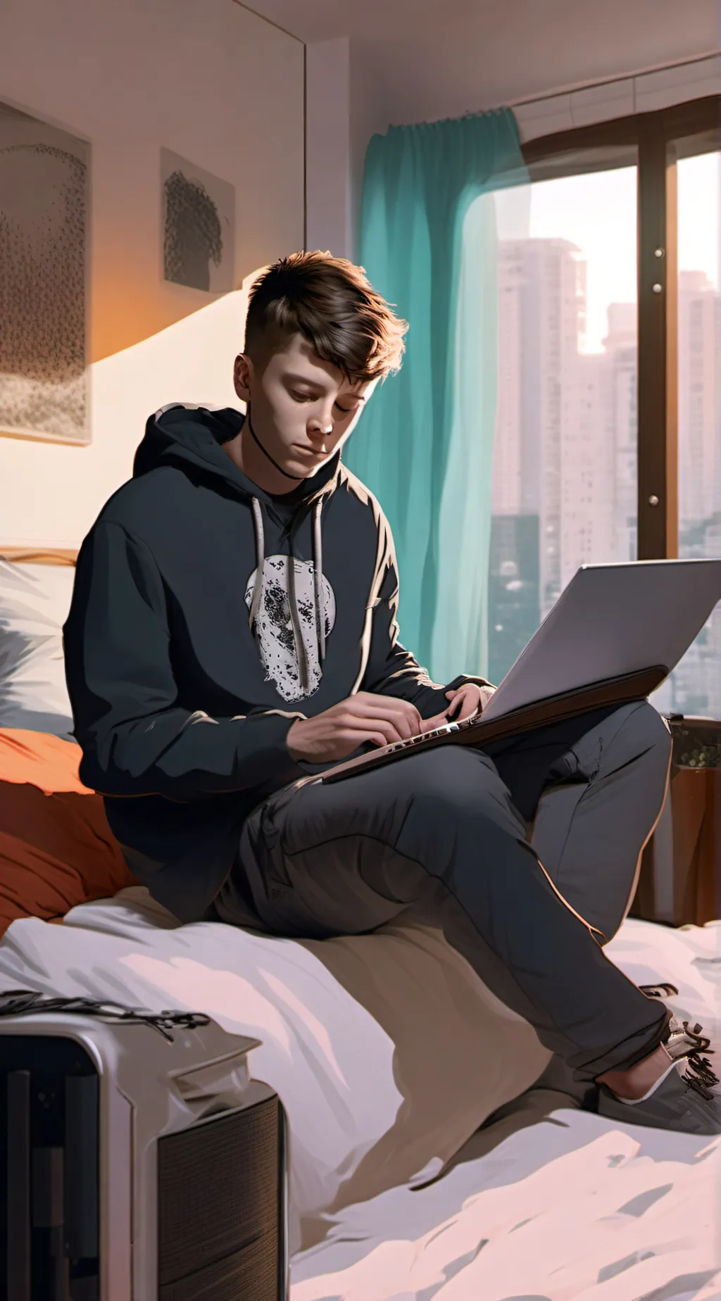 ai character: David  background