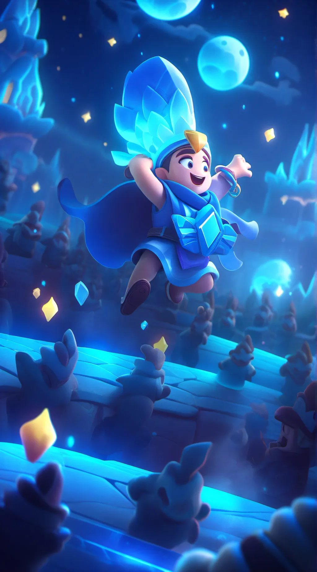 ai character: santa background