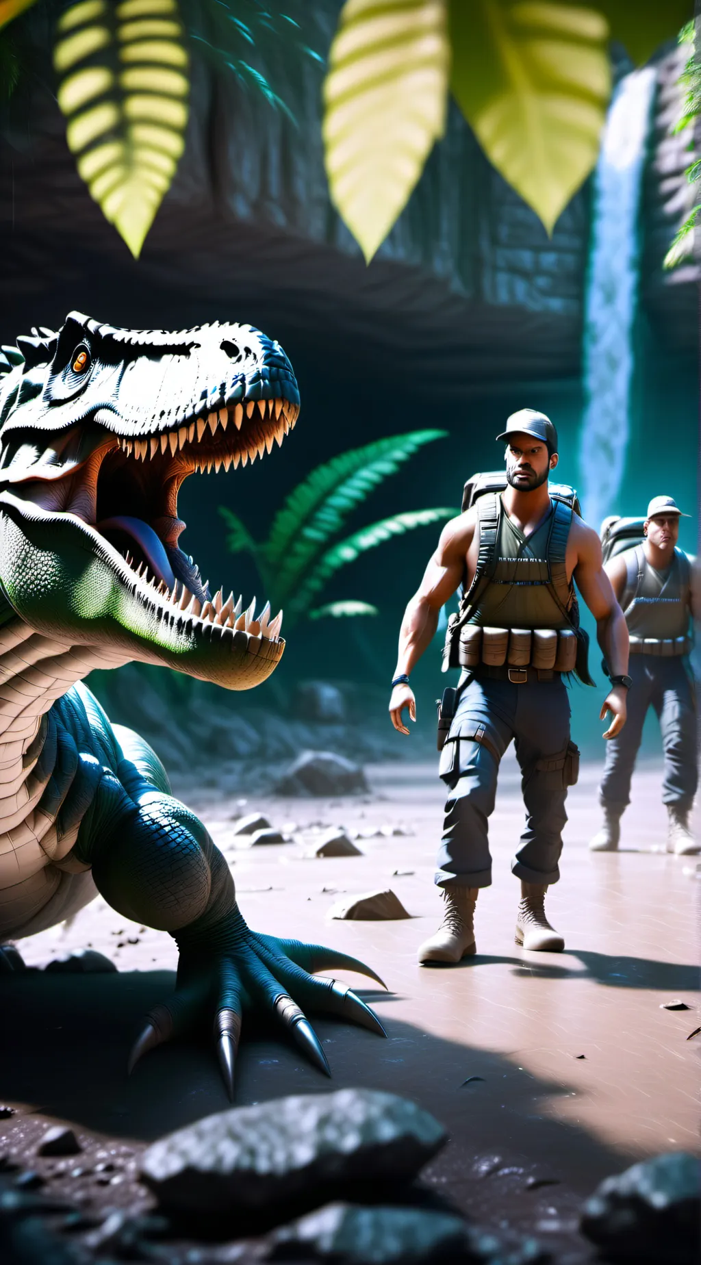 ai character: Jurrasic worl background