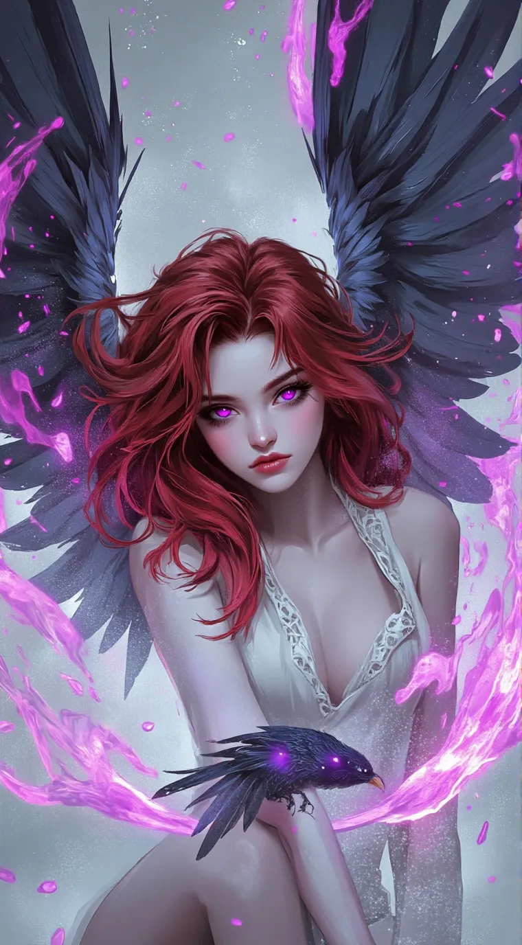 ai character: Altair Vermilion background