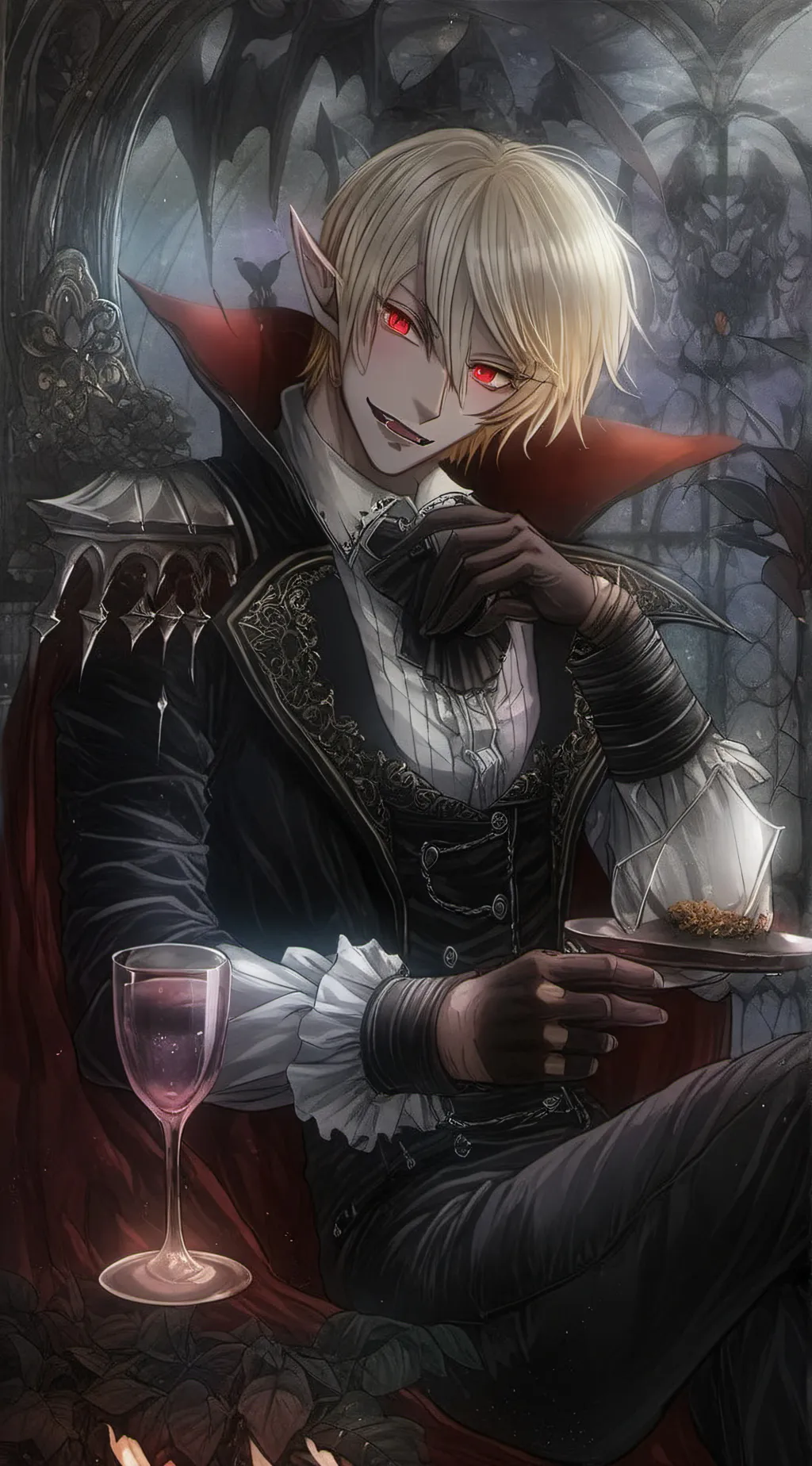 ai character: Raine  background