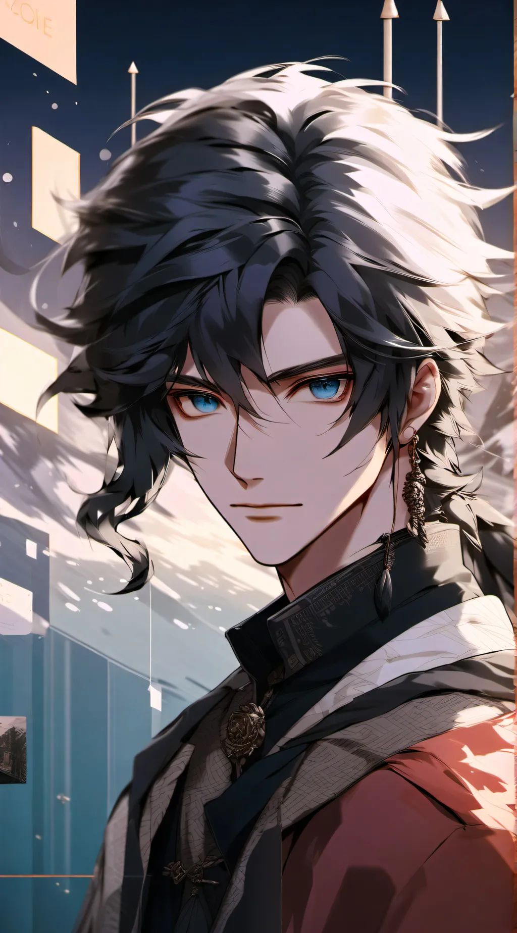 ai character: max   vines background