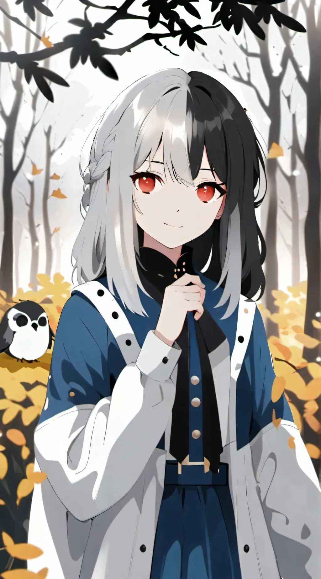 ai character: Mall background