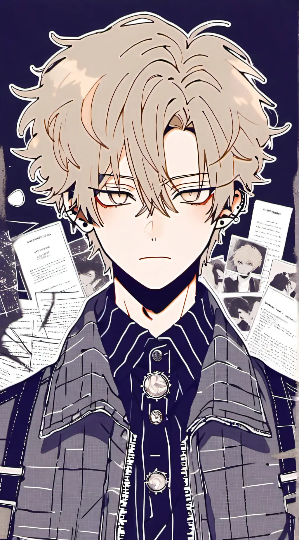 ai character: Valentino  background