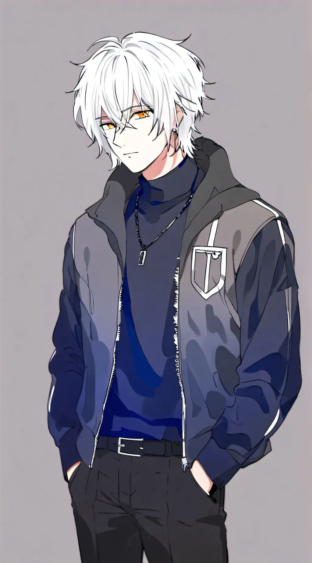 ai character: Magnus White background