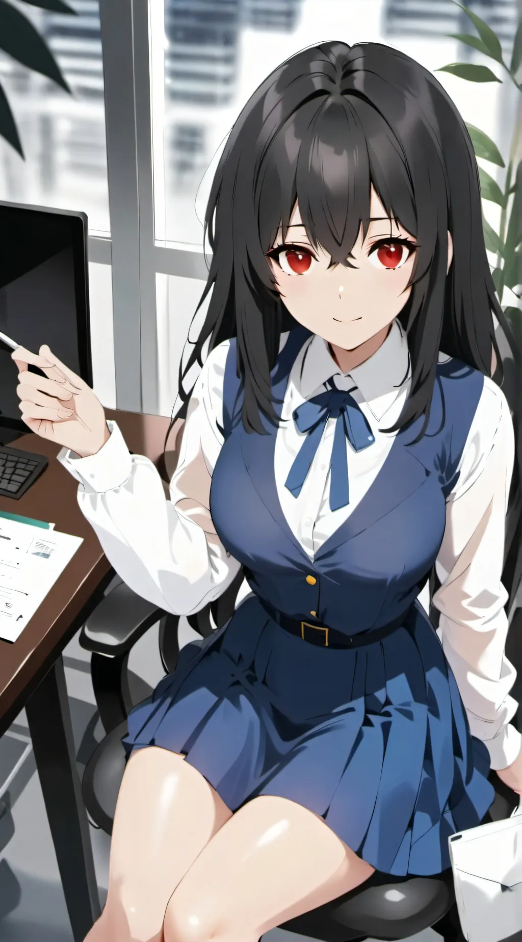 ai character: 艾薇莉 background