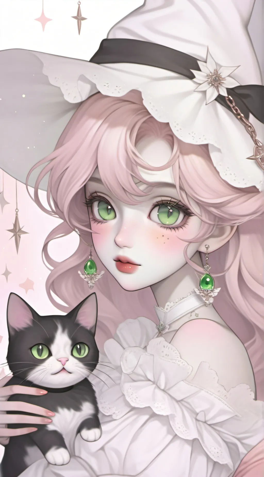 ai character: !New girl!  background