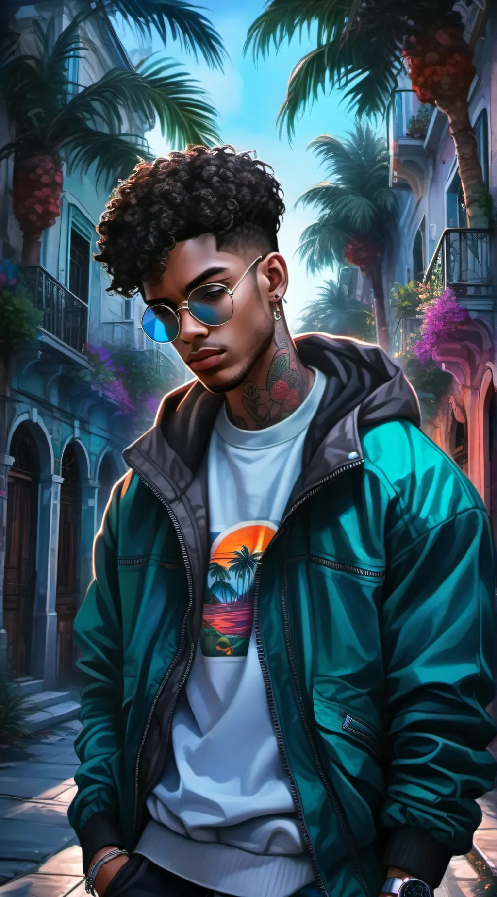 ai character: Amani Palmer background