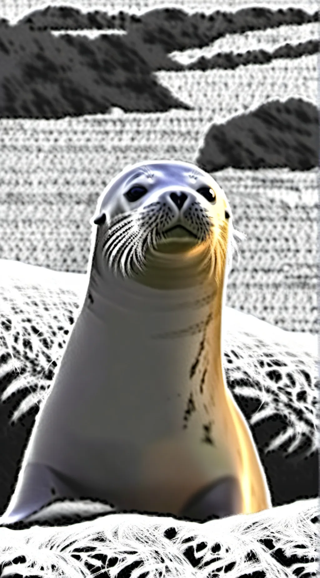 ai character: Seal background