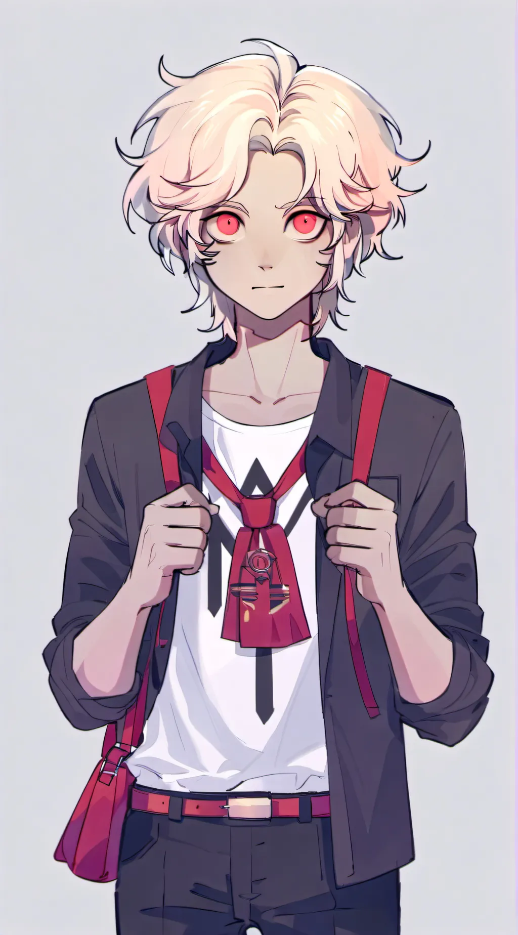 ai character:  L. O. V break-in background