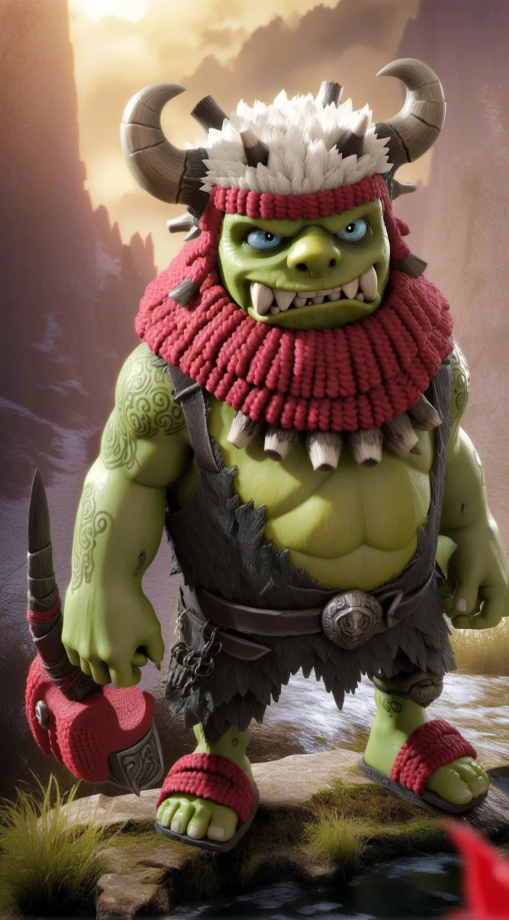 ai character: Benny's backroom background