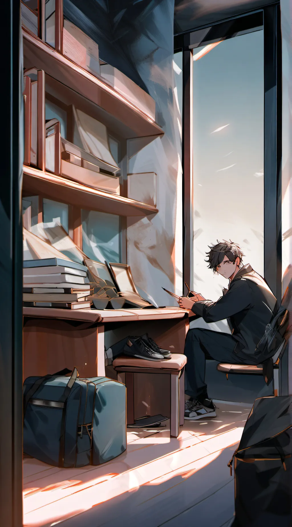 ai character: TADC School  background