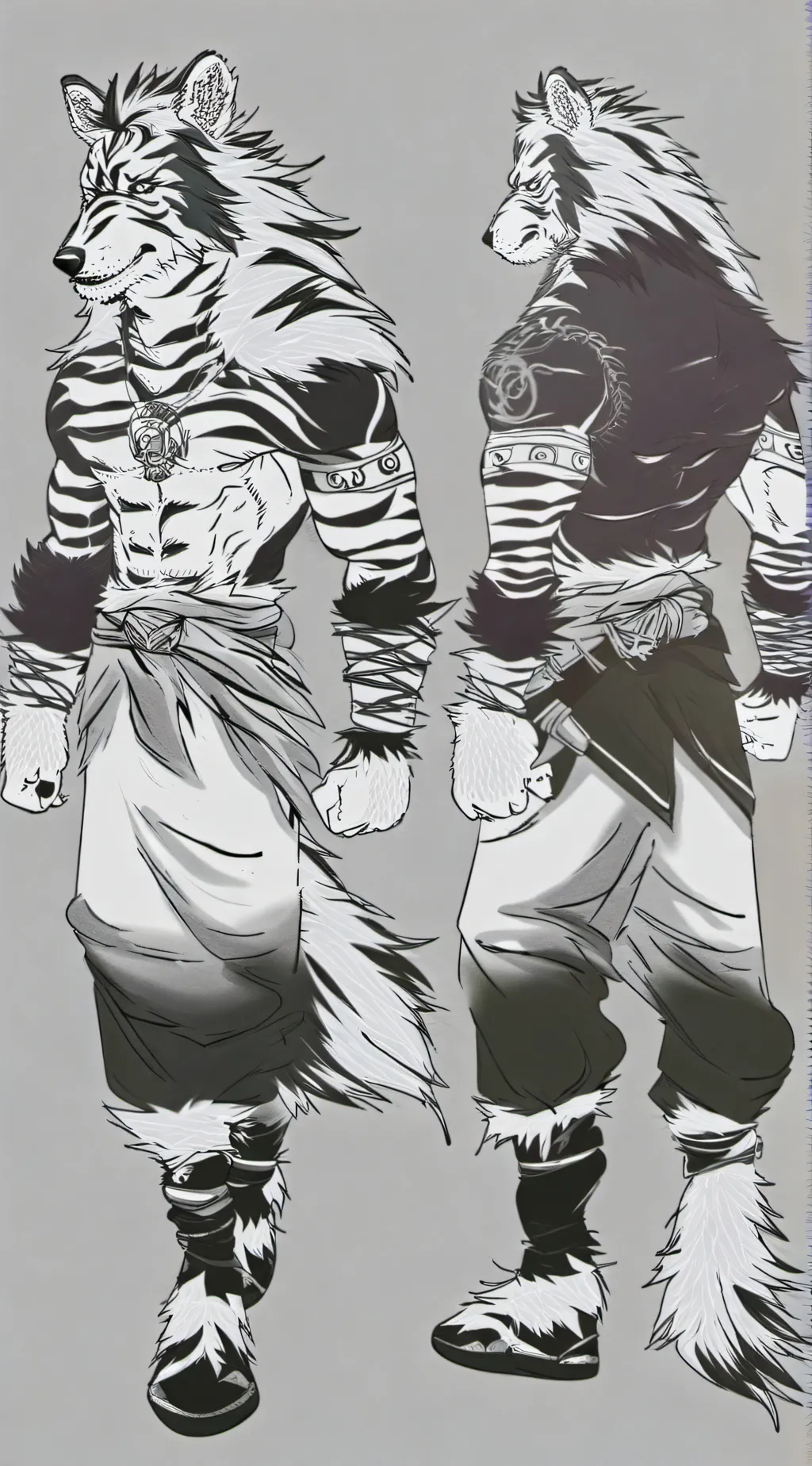 ai character: rayas background