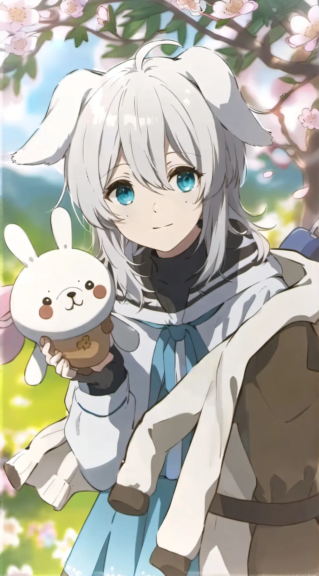 ai character: Cinnamoroll background