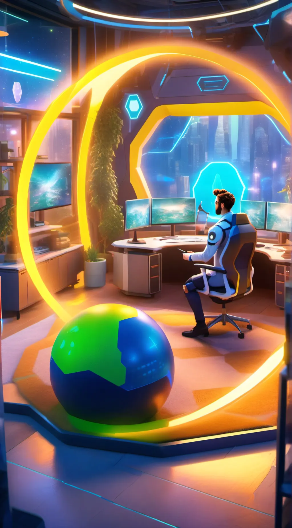 ai character: Fpe background