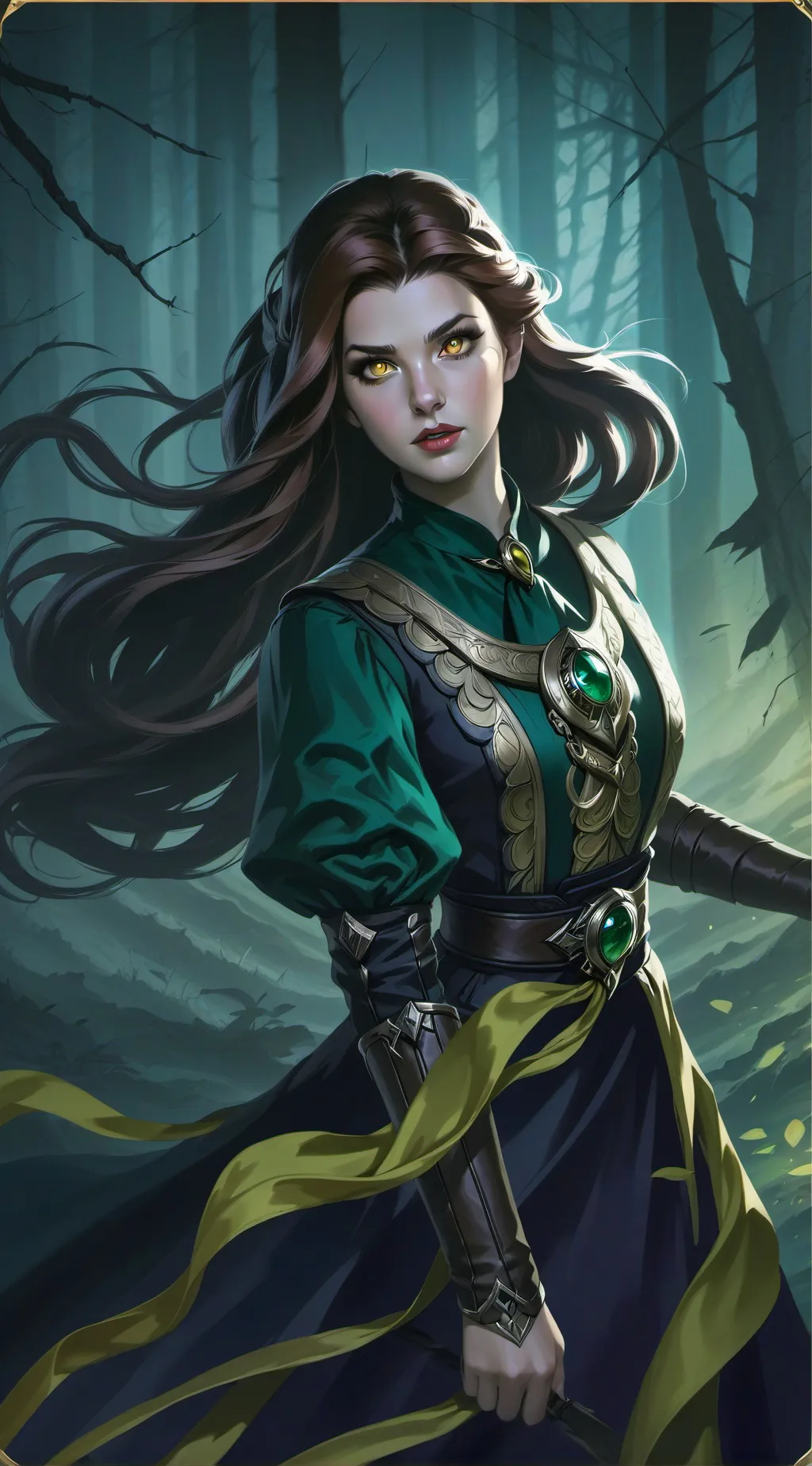 ai character: Andromida background