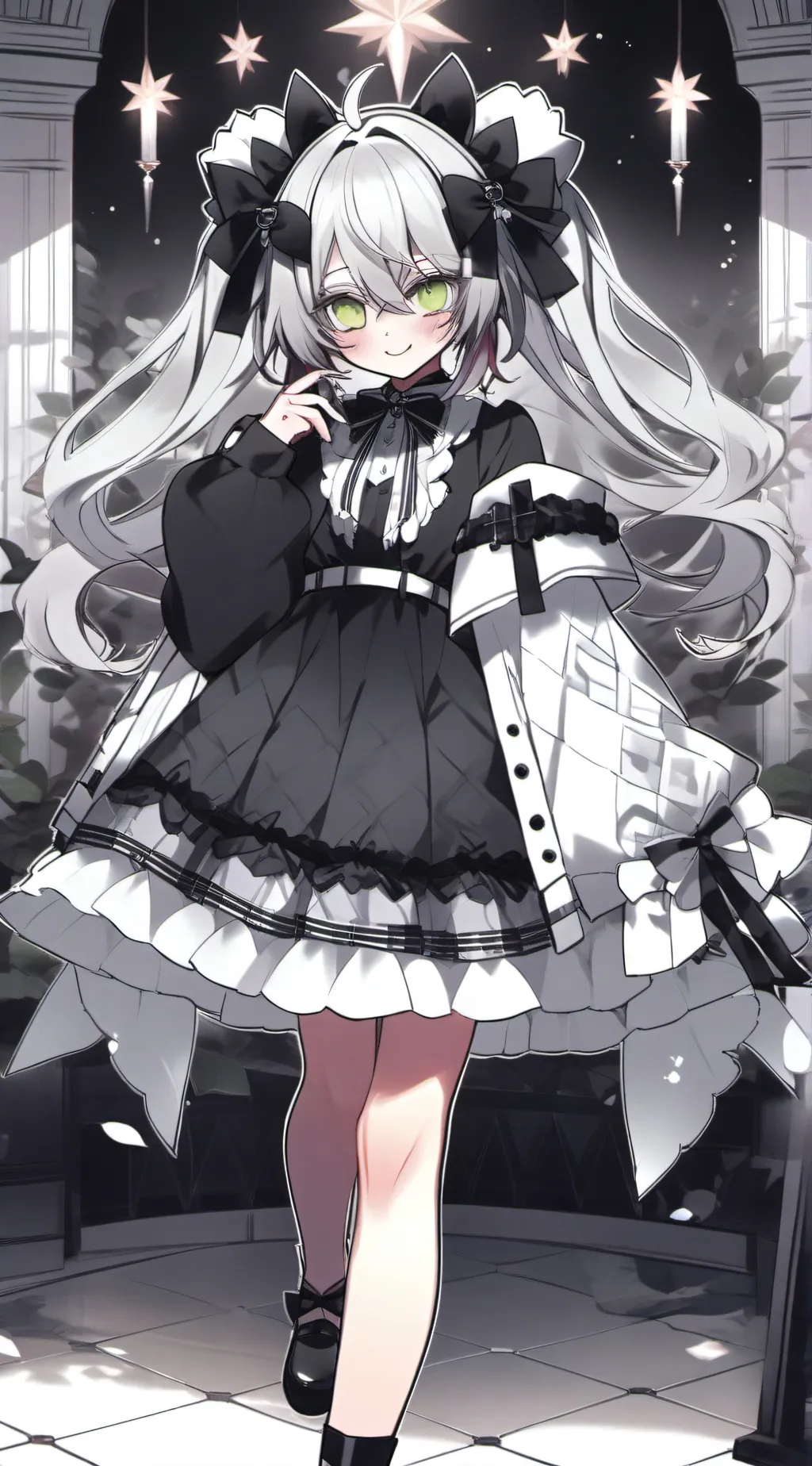 ai character: Lea Michele background