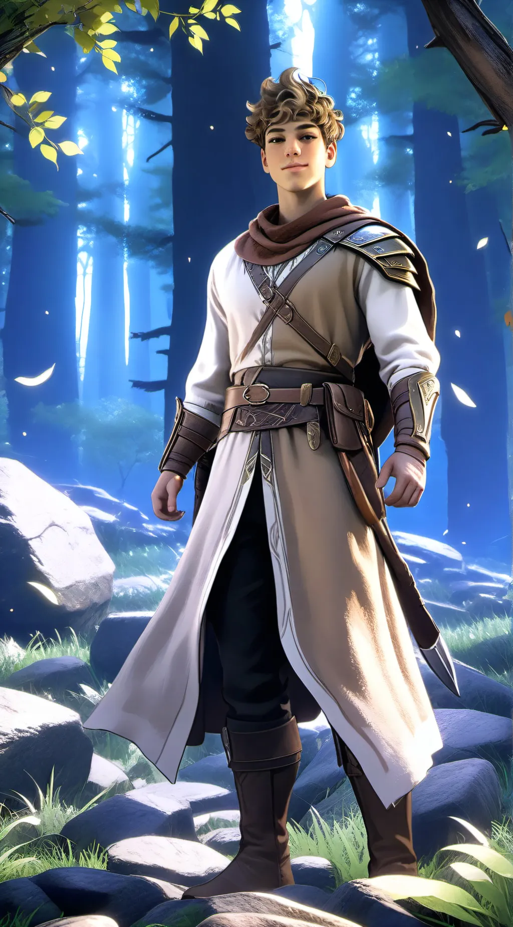 ai character: King Arth background