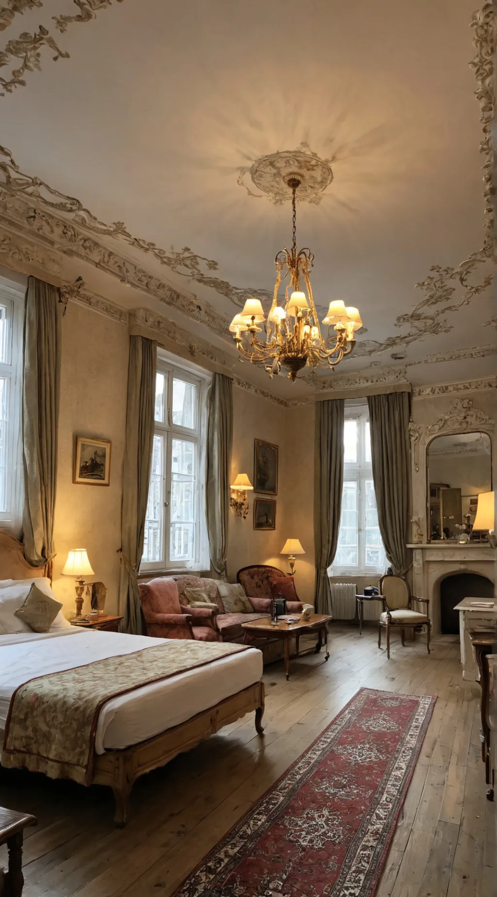 ai character: Hotel manager sim. background