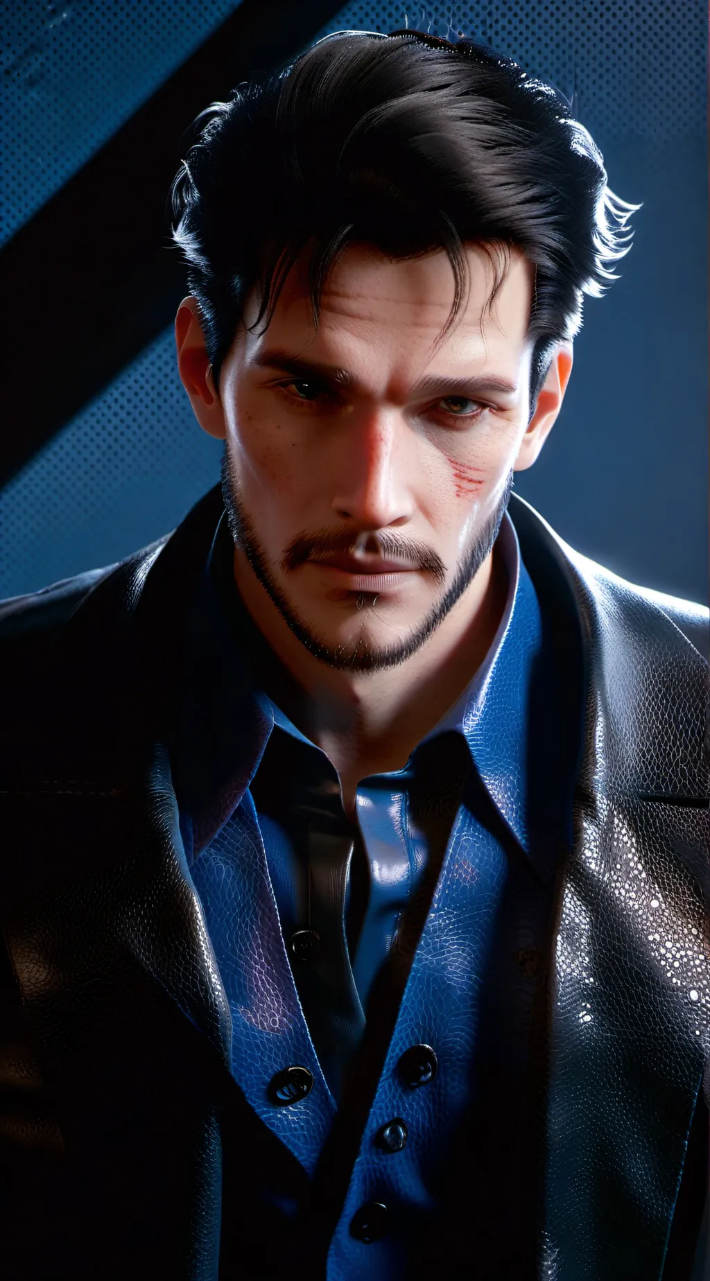 ai character: mark background