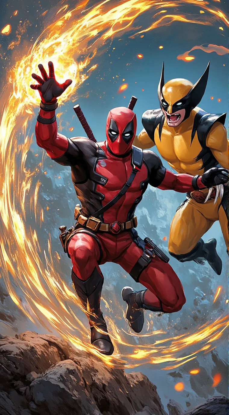 Deadpool Wolver Text Chat with Deadpool Wolverine - text or voice, Enjoy AI Chat Free & Safe