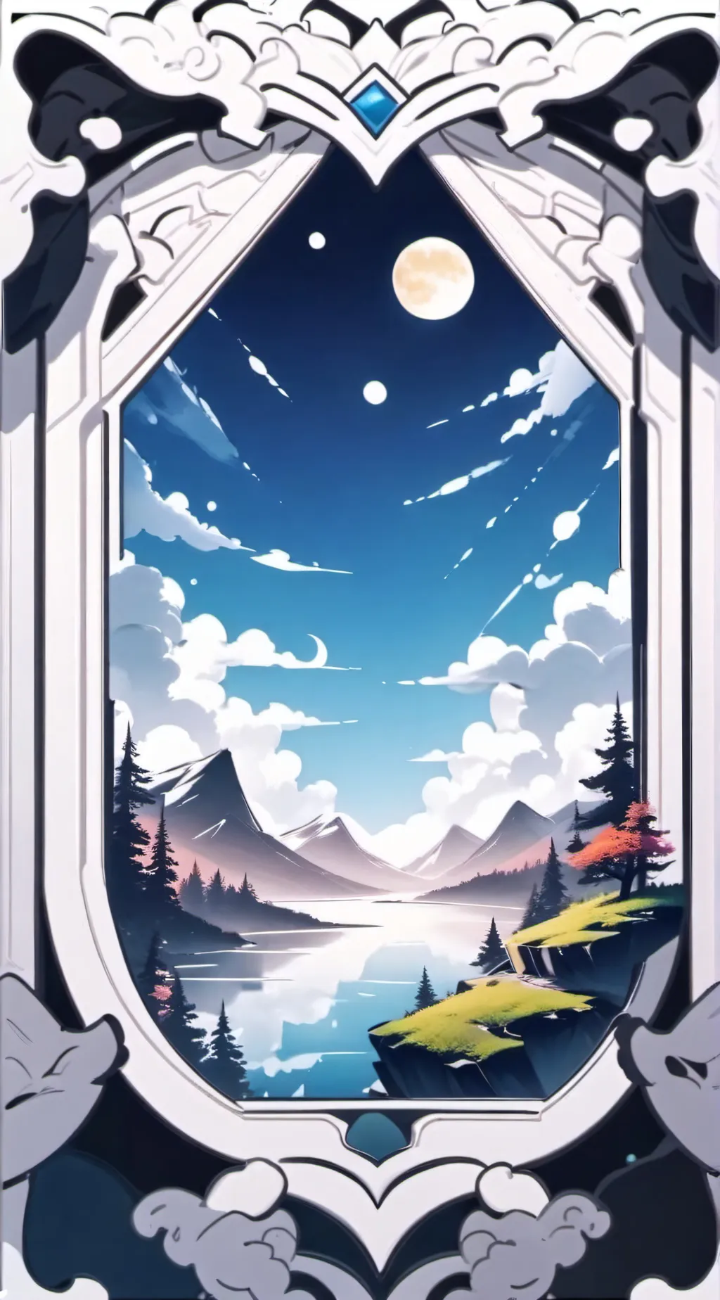 ai character: my friends met... background